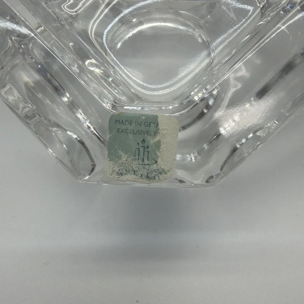 PartyLite 3-Tier Crystal Glass Tealight Candle Holder Mini Crystal Castle 2 Set - Picture 3 of 3